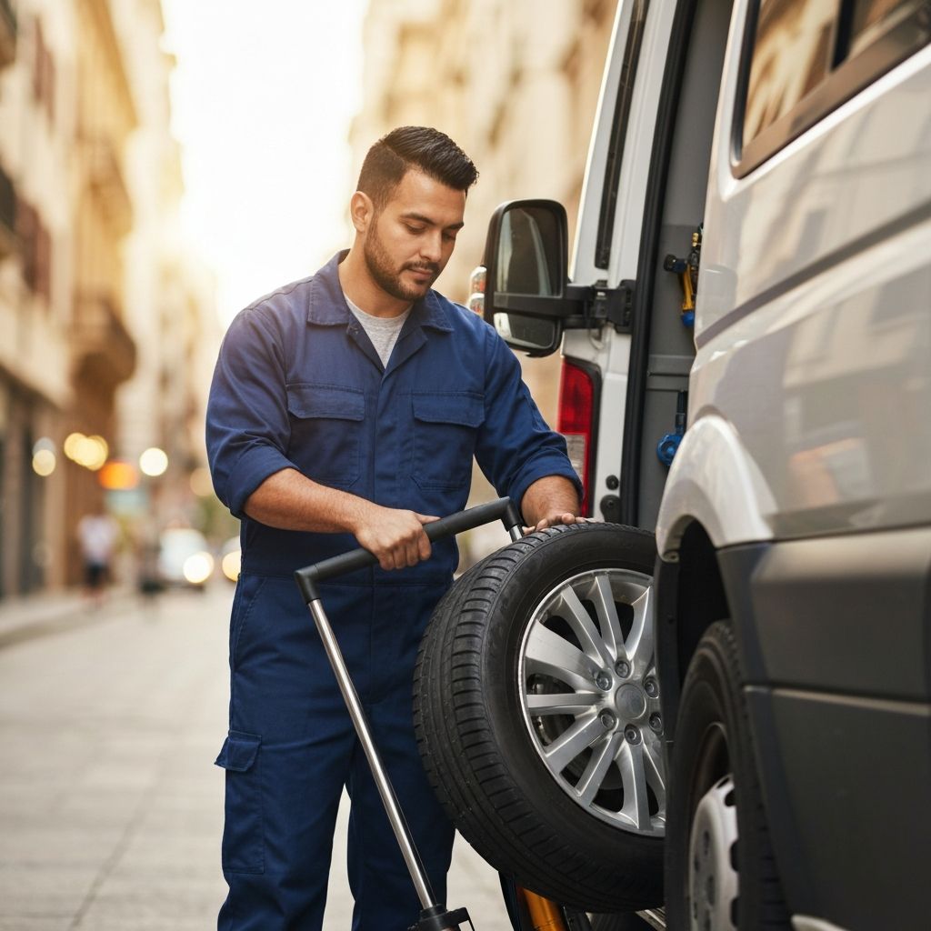 Mobile tyre service